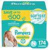 Pampers Swaddlers Softest Ever Diapers (Sizes: Newborn -7)