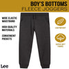 Lee Boys' Sweatpants - 4 Pack Basic Cozy Active Fleece Jogger Pants with Pockets (4-20)