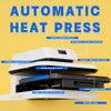 HTVRONT 1500W 15"X15" Auto Heat Press Machine for Transfer Vinyl & Sublimation Project