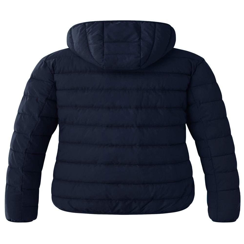 Wantdo Women'S plus Size Short Puffer Coats Quilted Zip up Parka Snow Winter Jacket Navy 5X