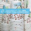 Dixie Perfectouch Insulated Hot/Cold Paper Cups, Coffee Haze (Choose Count & Size)