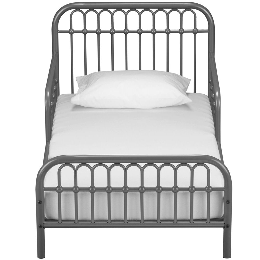 Monarch Hill Ivy Metal Toddler Bed, Graphite Gray