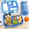 Bentgo Leak-Proof 5-Compartment Bento-Style Lunch Box, Kids, Blue