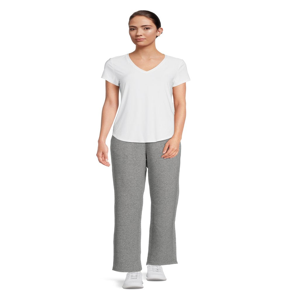 Athletic Works Women'S Fleece Pants with Pockets, Sizes XS-3XL