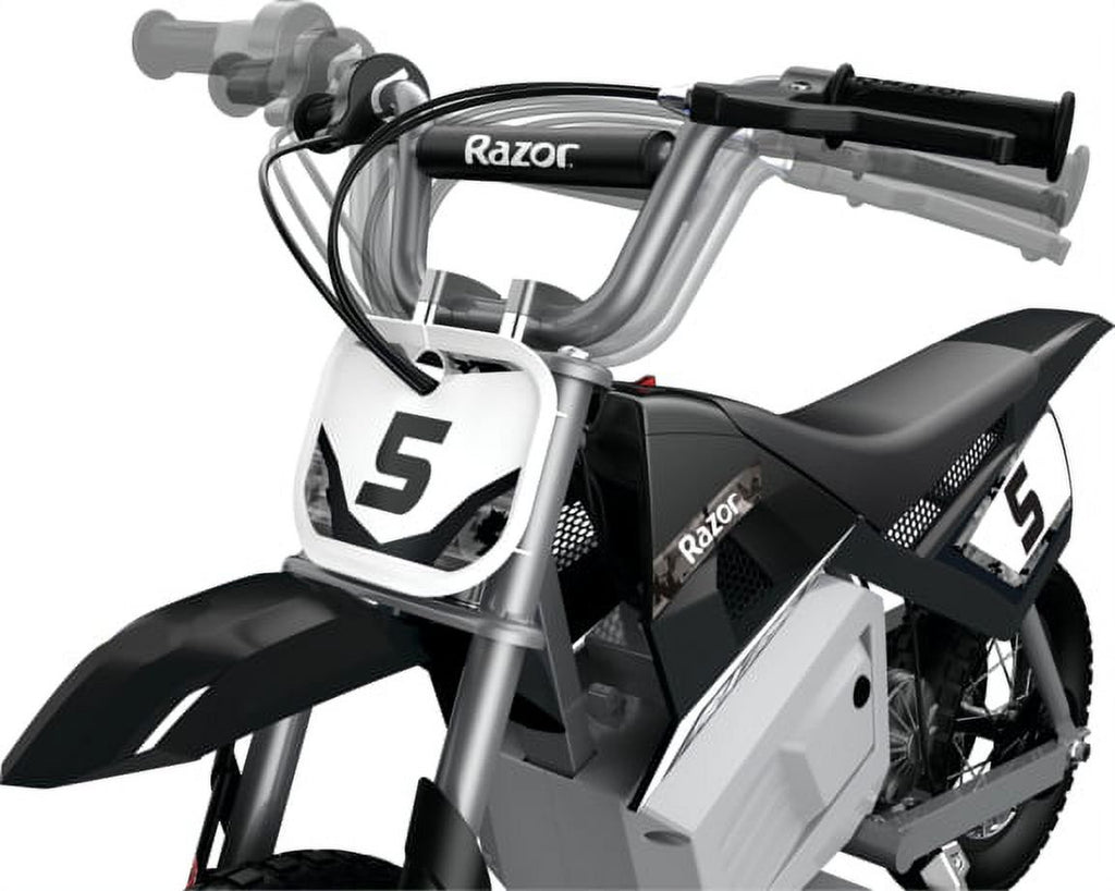 Razor MX350 Dirt Rocket 24V Electric-Powered Dirt Bike, Black, Electric Ride-On for Kids and Teens