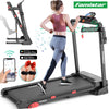 Famistar Folding Electric Incline Treadmill for Home, 8MPH Speed, 250Lbs, APP Control, 15 Programs & 3 Modes, Touch Screen Display, Bluetooth Speakers, Easy Assembly Running Jogging Machine