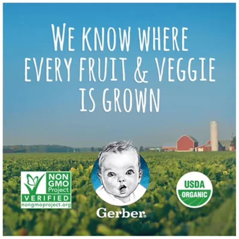 Gerber Organic 2Nd Foods Variety Pack (3.5 Oz., 12 Ct.)