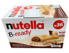 Nutella B-Ready 36 Ct Crispy Wafer Filled with Nutella Hazenut Spread with Cocoa