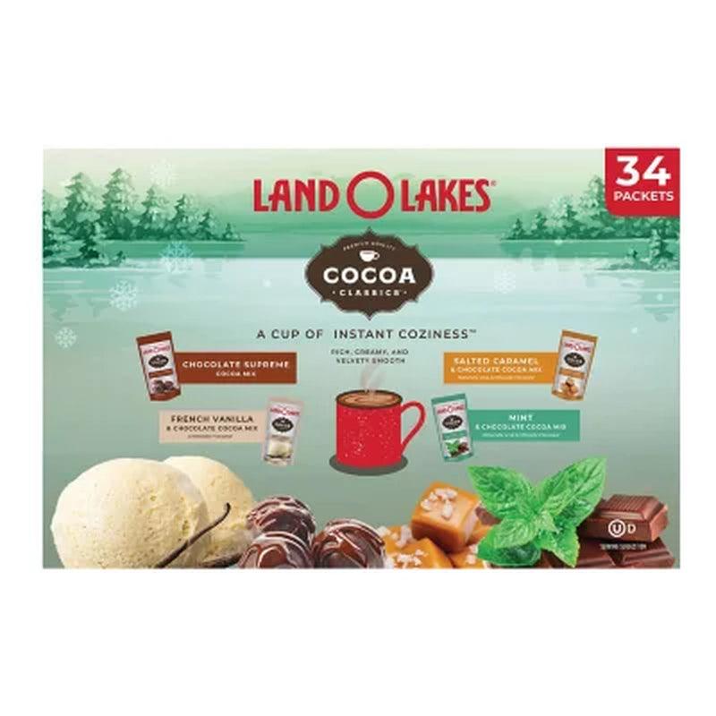 Land O'Lakes Cocoa Classics Hot Cocoa Mix, Variety Pack (34 Pk.)