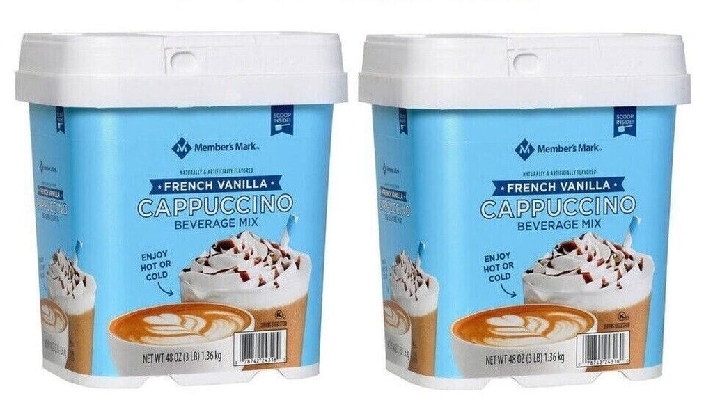 **2 Pack**Member'S Mark French Vanilla Cappuccino Beverage Mix (48 Oz.)