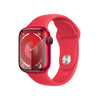 Apple Watch Series 9 GPS + Cellular 41Mm Red Aluminum Case with Red Sport Band - M/L