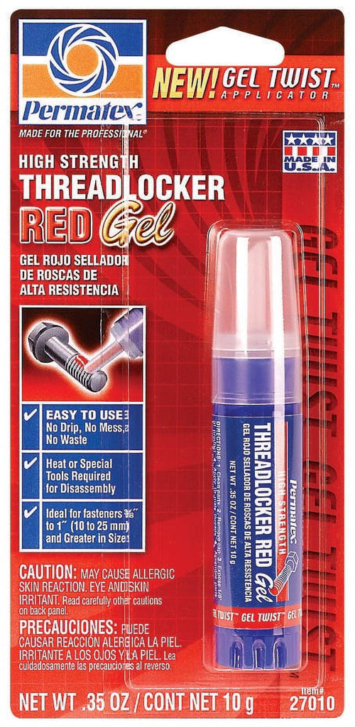 Permatex Threadlocker Red Gel 10 Gram