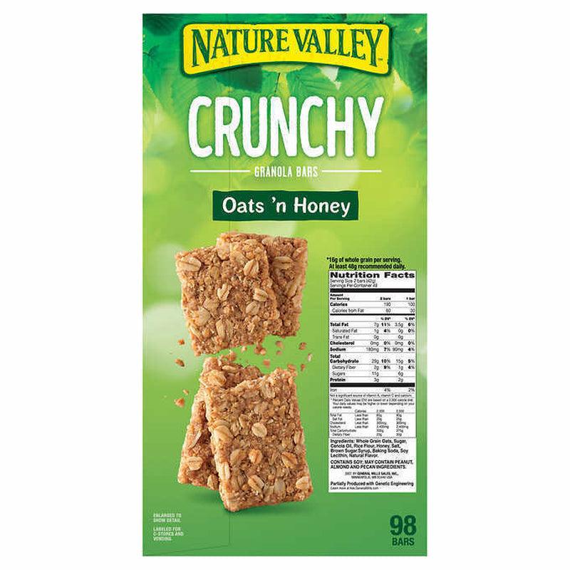 🔥 Nature Valley Crunchy Granola Bar, Oats 'N Honey, 1.49 Oz, 49-Count 🔥