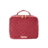 Tartan + Twine Deluxe Weekender Case, Pink Velvet - 6 Piece Set