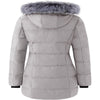 Wantdo Women'S Winter Jacket Quilted Puffer Coat Thicken Outerwear Jacket Gray M