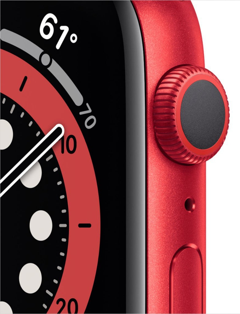 Restored Apple Watch Series 6, GPS + Cellular , 44Mm, Red Aluminum Case - Red Sport Band M07K3LL/A ( Refurbished)