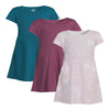 Wonder Nation Girls Short Sleeve Play Dress, 3-Pack, Sizes 4-18 & Plus