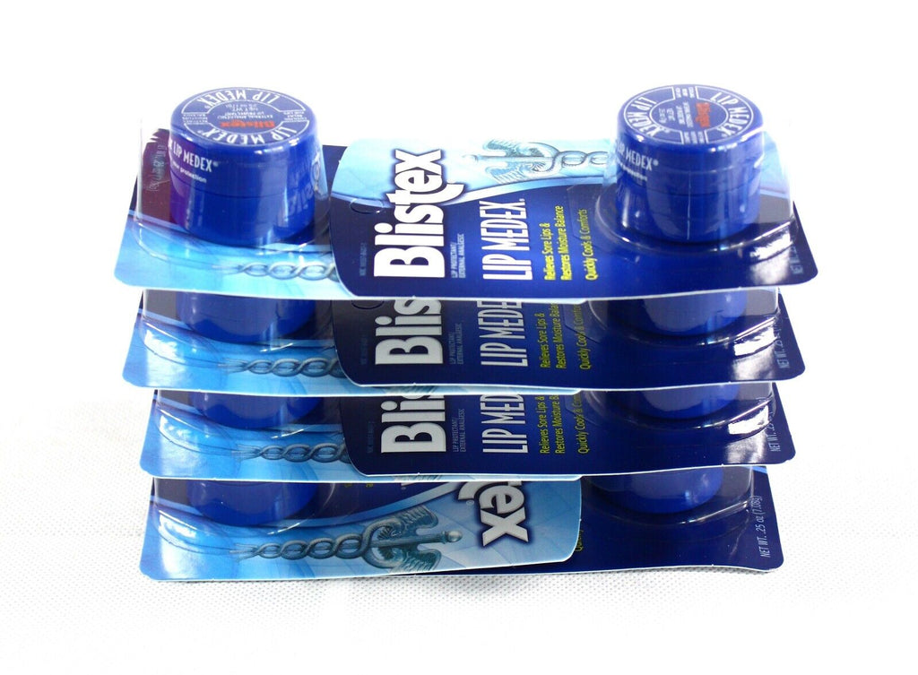 Blistex Lip Medex Lip Balm 0.25 Oz Jar Moisturizing 4 or 8 Pack Free Shipping