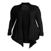 What'S Next Women'S and Women'S plus Size Ribbed Flyaway Cardigan