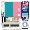 Cricut Joy Xtra and Easypress Mini with Iron-On Vinyl Sample Pack Bundle