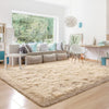 Lochas Soft Plush Fluffy Rugs Modern Indoor Shaggy Area Rug for Bedroom Living Room Home Decorative Floor Carpet,3'X5',Camel