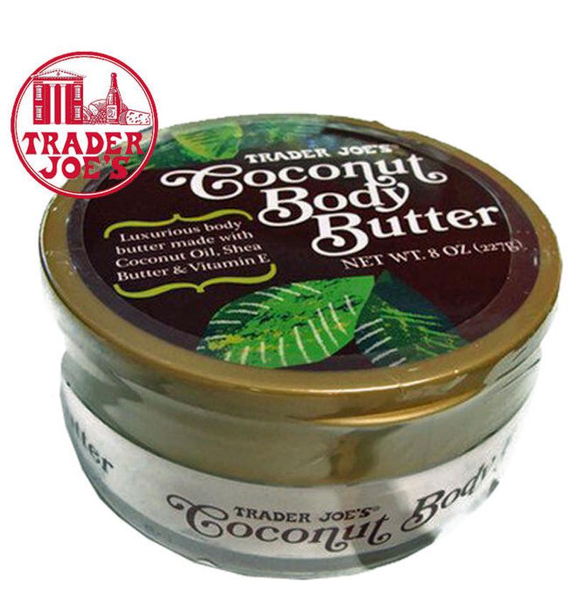 🔥Trader Joe'S Coconut Oil Body Butter with Shea Butter & Vit E W/ Seal 8Oz 🔥