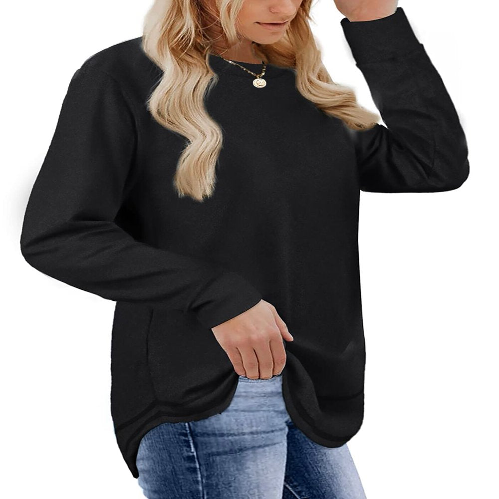 Fantaslook Sweatshirts for Women Crewneck Casual Long Sleeve Shirts Tunic Tops