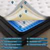 Vantto Queen Mattress, 12 Inch Hybrid Memory Foam Mattress in a Box, Pressure Relief, Certipur-Us