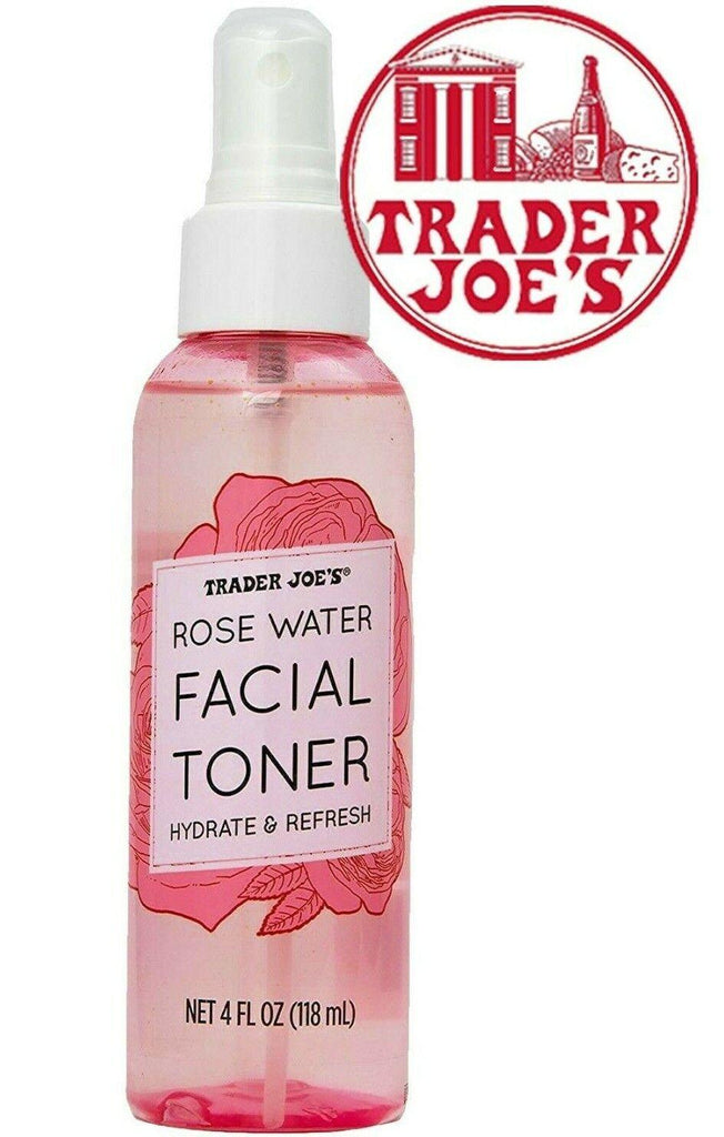 🔥Trader Joe'S Rose Water Facial Toner Hydrate and Refresh Spray 4 Oz T. Joes🔥