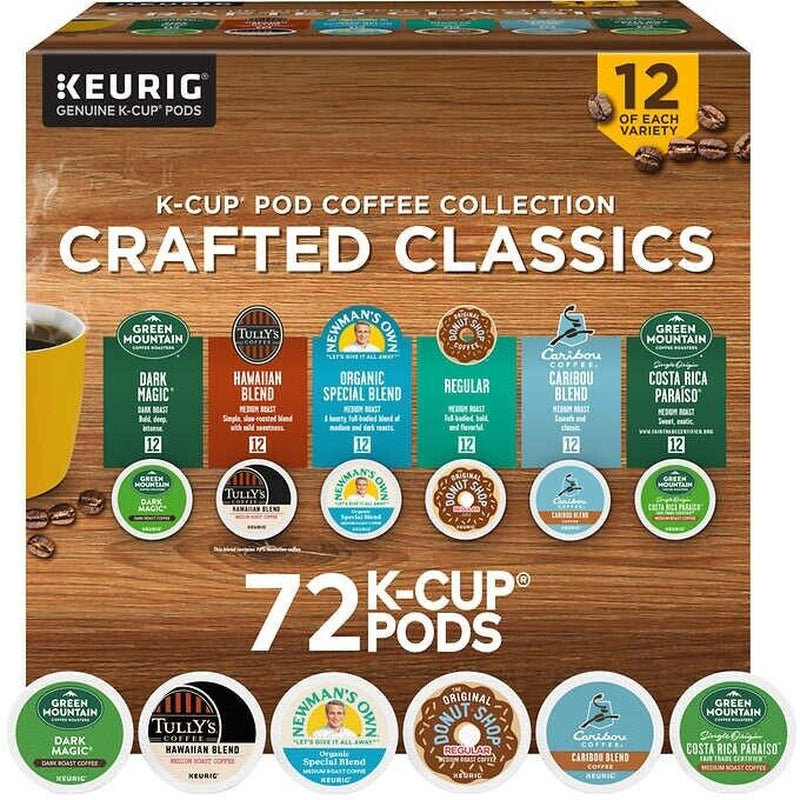 Crafted Classics Limited Edition Collection 72 K-Cup Coffee Pods Variety Pack