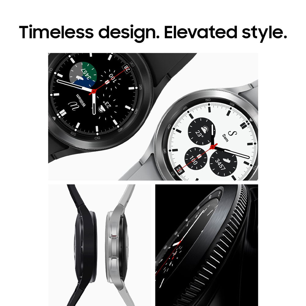 Samsung Galaxy Watch4 Classic Stainless Steel Smart Watch, 42Mm, Bluetooth, Silver