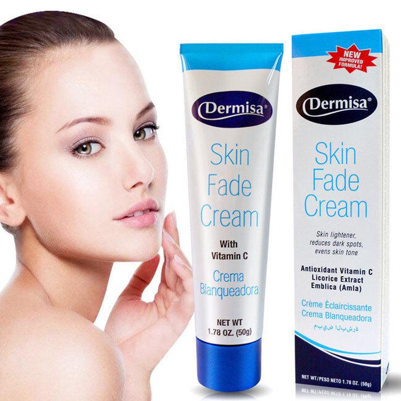 Crema Blanqueadora DERMISA Con Vitamina C 1.78Oz Cream Manchas En La Piel Y Cara