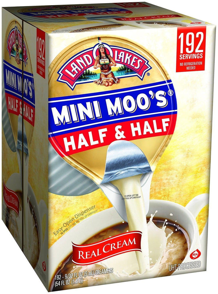 X2 Land O Lakes Mini Moos Creamer Half and Half 192Ct Refriger Coffee Kering 425