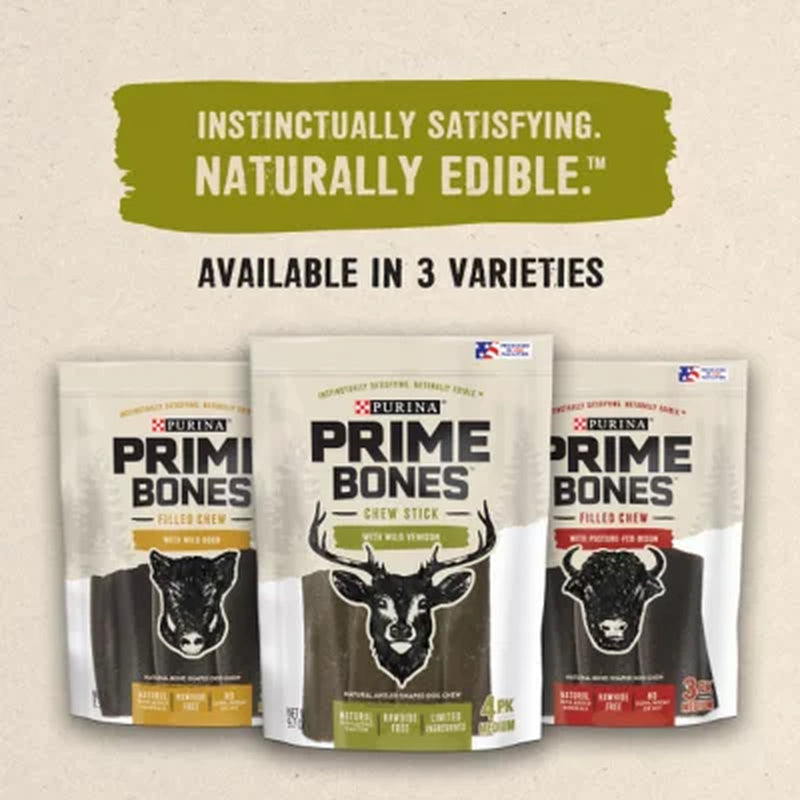 Purina Prime Bones Chew Stick with Wild Venison (16 Ct.)