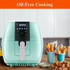 Sanptent 5.8 Quart Air Fryer, Electric Hot Oven Oilless Multifunctional Cooker with Digital LED Touchscreen, Auto Shut-Off, ETL Certified, Best Present Gift (Green)