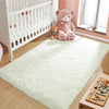 Noahas Soft Fluffy Area Rug Modern Shaggy Bedroom Rugs for Kids Room Nursery Rug Floor Carpets, 3'X 5',Cream