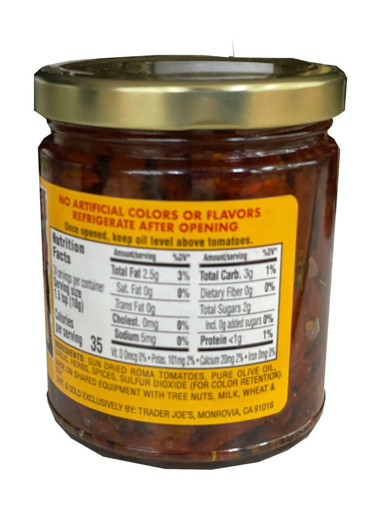 🔥Trader Joe’S Julienne Sliced Sun Dried Tomatoes in Olive Oil 8.5Oz 🔥