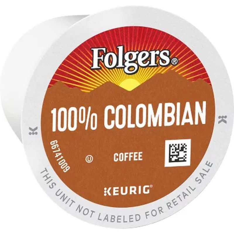 Folgers Medium Roast K-Cup Coffee Pods, 100% Colombian (100 Ct.)