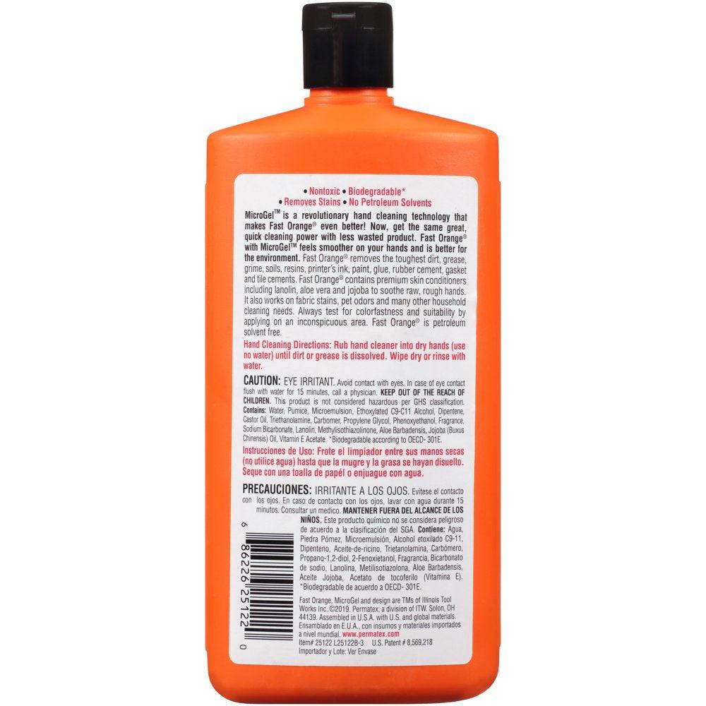 Fast Orange, Micro Gel Pumice Hand Cleaner, 15 Oz Permatex - 25122