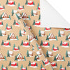 Festive Fireside Multi-Pack Premium Wrapping Paper, Christmas, 30", 120 Sq Ft, by Holiday Time