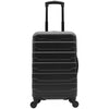 Protege 1 Piece 20" Hardside Carry-On ABS Luggage with 2 Packing Cubes Black