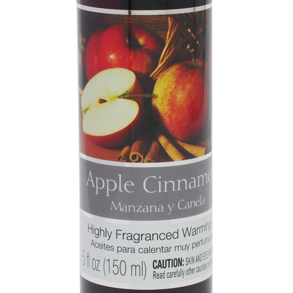 Hosley Set of 2, 5 Oz Apple Cinnamon Fragrance Warming Oils