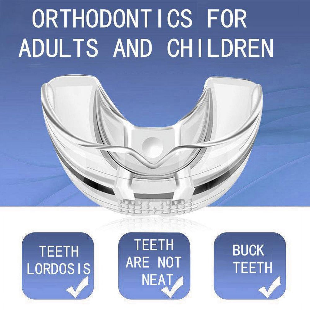 Mouth Guard,Braces Invisible 3 Stages Tooth Appliance Aligners Trays Teeth Straightener Retainer Alignment Trainer Mouth