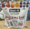 That'S It Mini Fruit Bars Strawberry, Mango, Blueberry 24 Ct 16.8 Oz Non GMO,