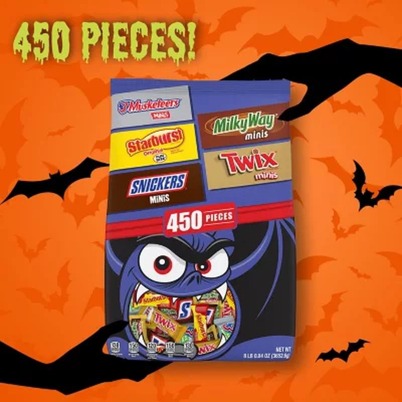 Milky Way, Snickers, Twix, Starburst & More Bulk Halloween Candy (450 Ct.)