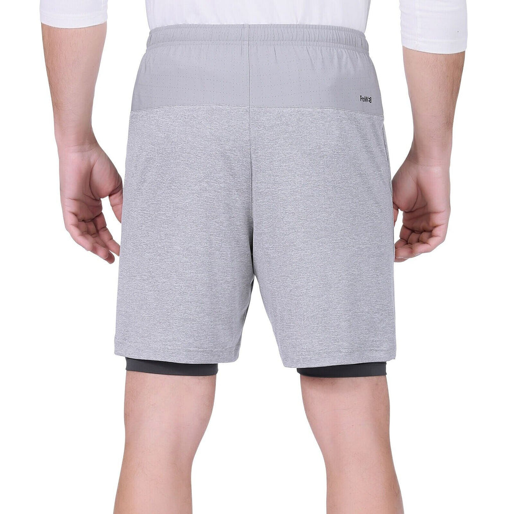 Active Men’S Tech Knit Short - Gray - Small - Free Shipping