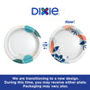 (4 Pack) Dixie Disposable Paper Plates, Multicolor, 10 In, 210 Count