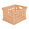 Sterilite File Crate Plastic, Icy Peach, 1 Count