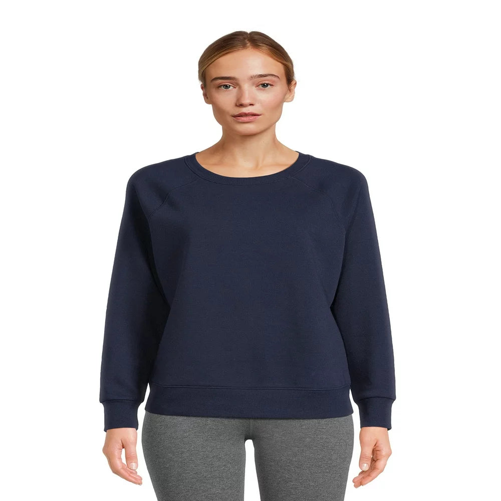 Athletic Works Women'S Fleece Crewneck Sweatshirt, Sizes XS-XXXL