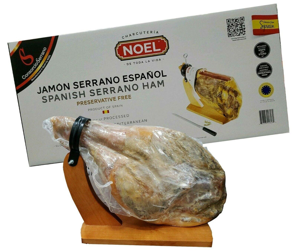 Noel Jamon Serrano Ham W/Stand& Knife 14.3 Lb